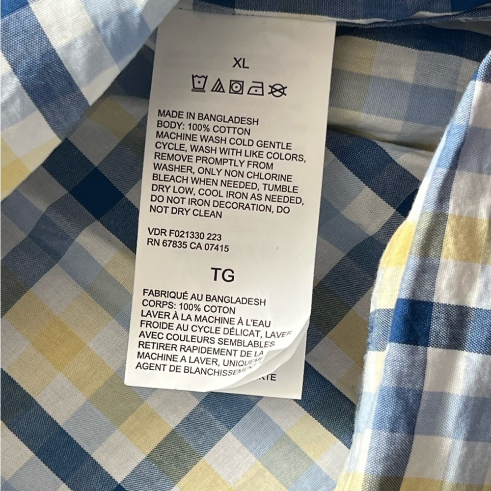 Nautica Plaid Button-Up Shirt – Classic Fit – Size XL - Picture 7 of 11